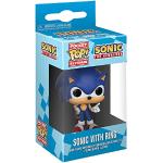 Funko Pocket Pop Keychain: Sonic The Hedgehog: Sonic The Hedgehog with Ring - Mini Figura in Vinile da Collezione novità Portachiavi - Riempitivi per Calze - Idea Regalo - Merchandising Ufficiale