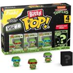 Funko Bitty Pop Teenage Mutant Ninja Turtles - 8-Bit Raphael, 8-Bit Donatello, 8-Bit Leonardo E una Mini Figura Misteriosa a Sorpresa - 0.9 Inch (2.2 Cm) - TMNT da Collezione - Idea Regalo