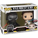 Star Wars The Rise of Skywalker - Kylo Ren (Supreme Leader) & Rey Vinyl Figure 2-Pack Unisex Funko Pop standard