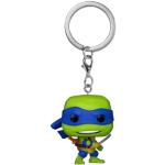 Funko Pop Keychain: Teenage Mutant Ninja Turtles - (Teenage Mutant Ninja Turtles (TMNT)) - Leonardo - Tartarughe Ninja - Mini Figura in Vinile da Collezione Novità Portachiavi - Idea Regalo