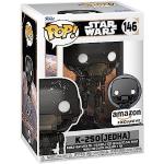 Funko Pop Star Wars: ATG - K-2SO With Enamel Pin - Star Wars Rogue One - Esclusiva Amazon - Figura in Vinile da Collezione - Idea Regalo - Merchandising Ufficiale - Movies Fans