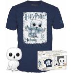 Logoshirt® Harry Potter - Hogwarts - Gufo Hedwig I Baby Body - Tutina  neonata Manica Corta - Set di 2 I Design Originale Concesso su Licenza