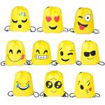 Zainetti scuola gialli Emoji 