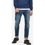 Jeans slim scontati blu di cotone per Uomo G-Star 3301 