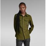 Camicie slim scontate verdi S di cotone per Donna G-Star 