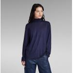Magliette & T-shirt scontate blu in lyocell Tencel con manica lunga per Donna G-Star 