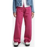 Jeans scontati loose fit rosa L in twill a vita bassa per Donna G-Star 