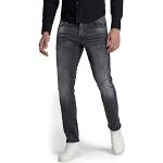 Jeans slim vita 34 scontati grigio scuro per Uomo G-Star 3301 
