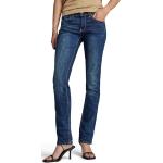 G-STAR RAW Women's Midge Saddle Straight Jeans, Blu (dk aged D02153-6553-89), 26W / 30L