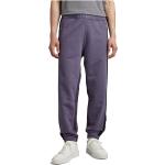 Pantaloni scontati color block viola S di cotone sostenibili da jogging per Uomo G-Star 