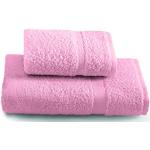 Asciugamani rosa 60x100 di spugna da bagno Gabel 