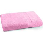 Asciugamani rosa 100x150 di cotone lavabili in lavatrice da bagno Gabel 