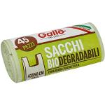 Gallo, 45 Sacchetti biodegradabili e Resistenti, C
