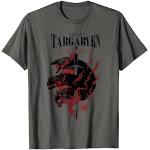 Magliette & T-shirt grigie S serie tv per Uomo Il trono di spade Casa Targaryen 