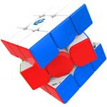 GAN Mini M Pro, 3x3 Cubo Magnetico Stickerless Speed Cube Cubo Magico Rompicapo Gans 353 per One Handed Una Mano o Mani Piccole