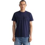 Magliette & T-shirt scontate blu XL mezza manica con manica corta per Uomo Gant Shield 
