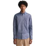 Camicie Oxford blu S di cotone per Uomo Gant 