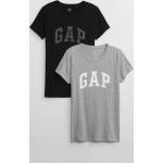 GAP, Bipack T-shirt In Jersey Con Stampa Logo, Donna, Multicolor, Taglia: L