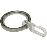 colore: argento 30 anelli per tende da doccia in metallo con occhielli per tenda da doccia QOTSTEOS 
