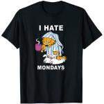 Garfield I Hate Mondays Coffee Garfield Maglietta