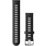 Cinturini orologi neri in silicone per Donna Garmin QuickFit 