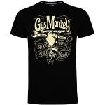 Gas Monkey Garage Mechanics Wrench - Maglietta da uomo, colore: verde militare, Nero , XL