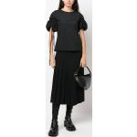 Bluse scontate nere XS in poliuretano per Donna Erika Cavallini Semi-couture 