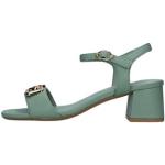 Sandali larghezza E verdi numero 37 in similpelle con tacco da 5 cm a 7 cm con cinturino per Donna Gattinoni 