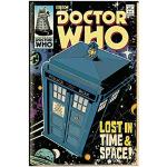 Poster giganti blu Doctor Who Tardis 