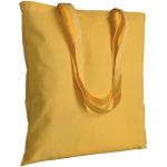 Shopping bags gialle in tessuto riutilizzabili per Donna Generico 