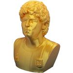 Generico Busto di Diego Armando maradona 10 - Stampa 3D (15 cm, Oro)