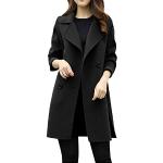 Cappotti corti eleganti neri L di eco-pelliccia per l'autunno per Donna Generico 
