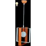 Lampadari moderni arancioni in ferro per camerette compatibile con E27 Generico 