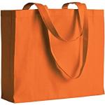 Shopping bags arancioni di tela riutilizzabili per Donna 