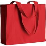 Shopping bags rosse in tessuto riutilizzabili per Donna 