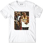 T-shirt bianche XS di cotone a girocollo da basket per Donna Generico Michael Jordan 