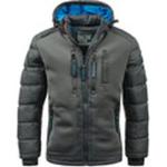 Giacche scontate grigie XL in felpa per Uomo Geographical Norway 
