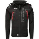 Felpe nere L softshell per Uomo Geographical Norway Techno 