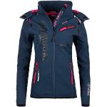 Giacche a vento blu navy L softshell antivento per Donna Geographical Norway 
