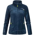 Giacche autunnali blu navy XL di pile a tema orso per Donna Geographical Norway 