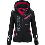 Giacche da sci nere XL softshell manica lunga per Donna Geographical Norway 