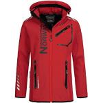 Giacche da sci rosse M softshell per Uomo Geographical Norway 