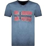 Magliette & T-shirt XXL taglie comode di cotone lavabili in lavatrice di San Valentino per Uomo Geographical Norway 