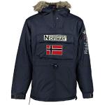 Parka blu navy S per Uomo Geographical Norway 