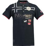 Polo blu L per Uomo Geographical Norway 