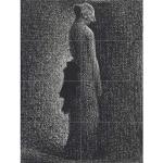 Artery8 Georges Seurat The Black Bow XL Giant Pane