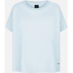 Magliette & T-shirt casual celesti taglie comode di cotone sostenibili mezza manica con scollo rotondo per Donna Geox 