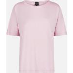 Magliette & T-shirt romantiche rosa antico in misto cotone mezza manica con scollo a barca per Donna Geox 