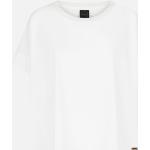 Magliette & T-shirt bianche taglie comode di cotone sostenibili mezza manica con scollo rotondo per Donna Geox 