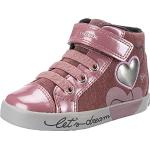 Sneakers stringate larghezza B casual rosa numero 21 con stringhe per bambini Geox Kilwi 